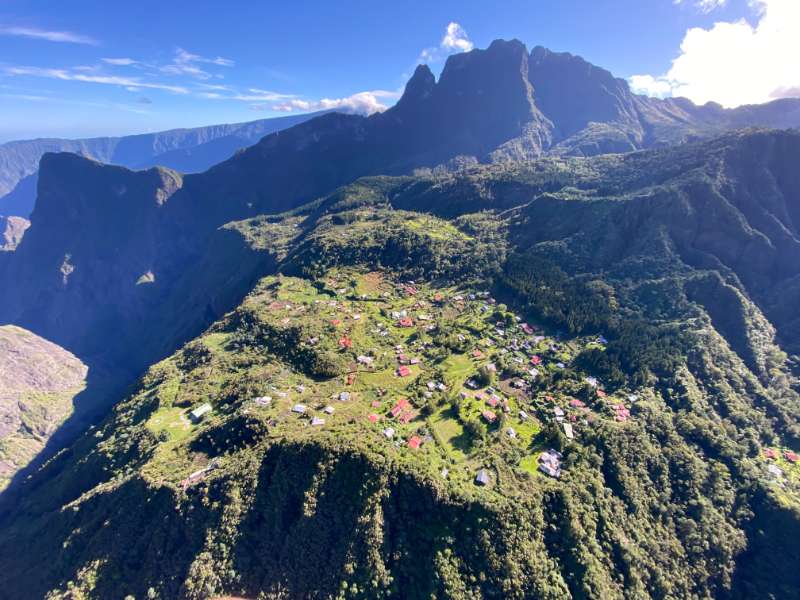 la réunion vue du ciel