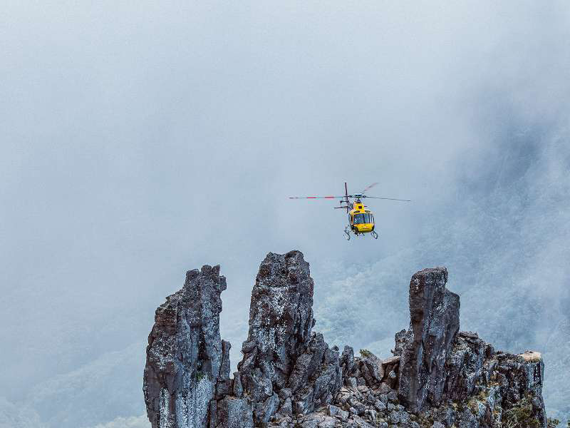 hélicoptère montagne